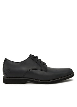 Półbuty Timberland Woodhull Leather Oxford TB0A2CWA0011 Czarny ze sklepu eobuwie.pl w kategorii Buty eleganckie męskie - zdjęcie 177400133