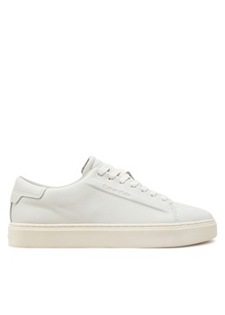 Sneakersy Calvin Klein Low Top Lace Up Lth HM0HM01516 Biały ze sklepu eobuwie.pl w kategorii Buty sportowe męskie - zdjęcie 177400171