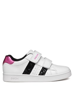 Sneakersy Geox J Eclyper Girl J45LRA 000BC C0404 D Biały ze sklepu eobuwie.pl w kategorii Buty sportowe dziecięce - zdjęcie 177400673