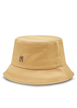 Kapelusz Tommy Hilfiger Distinct Rain Bucket Hat AW0AW16781 Beżowy ze sklepu eobuwie.pl w kategorii Kapelusze damskie - zdjęcie 177401682