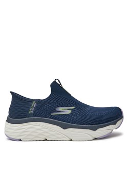 Sneakersy Skechers Smooth Transition 128571/NVLV Granatowy ze sklepu eobuwie.pl w kategorii Buty sportowe damskie - zdjęcie 177402083