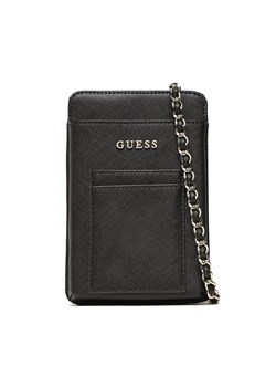 Torebka na telefon Guess Not Coordinated Accessories PW1516 P3126 Czarny ze sklepu eobuwie.pl w kategorii Etui - zdjęcie 177402972