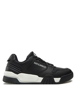 Sneakersy Just Cavalli 77QA3SA1 Czarny ze sklepu eobuwie.pl w kategorii Buty sportowe męskie - zdjęcie 177403171