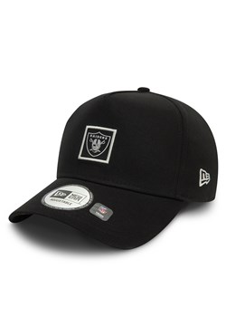 Czapka z daszkiem New Era Las Vegas Raiders Metallic Patch 9FORTY E-Frame 60580709 Czarny ze sklepu eobuwie.pl w kategorii Czapki z daszkiem damskie - zdjęcie 177403312