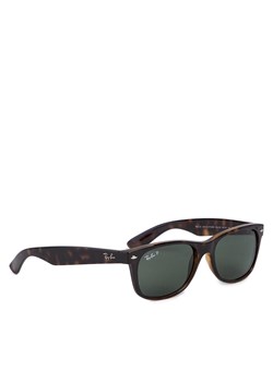 Okulary przeciwsłoneczne Ray-Ban New Wayfarer 0RB2132 902/58 Brązowy ze sklepu eobuwie.pl w kategorii Okulary przeciwsłoneczne męskie - zdjęcie 177403504