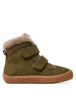 Kozaki Froddo Minni Suede G2110141-3 S Zielony ze sklepu eobuwie.pl w kategorii Buty zimowe dziecięce - zdjęcie 177403901