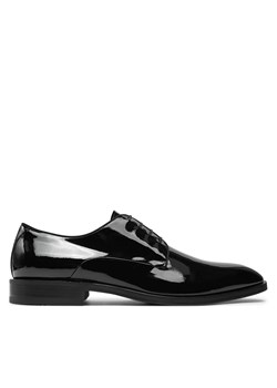Półbuty Boss Derrek 50529204 Czarny ze sklepu eobuwie.pl w kategorii Buty eleganckie męskie - zdjęcie 177404614
