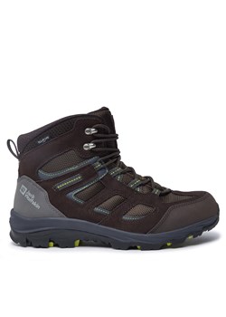 Trekkingi Jack Wolfskin Vojo 3 Texapore Mid M 4042462 Brązowy ze sklepu eobuwie.pl w kategorii Buty trekkingowe męskie - zdjęcie 177405464