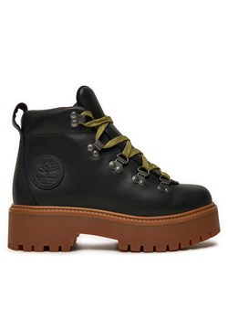 Trapery Timberland Stone Street Mid TB0A27VJW021 Czarny ze sklepu eobuwie.pl w kategorii Workery damskie - zdjęcie 177406413