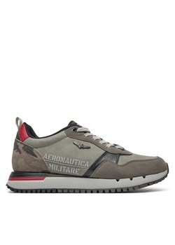 Sneakersy Aeronautica Militare 242SC283CT3384 Szary ze sklepu eobuwie.pl w kategorii Buty sportowe męskie - zdjęcie 177406440