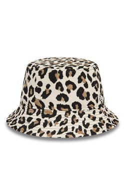 Kapelusz New Era Bucket Leopard 60565551 Beżowy ze sklepu eobuwie.pl w kategorii Kapelusze damskie - zdjęcie 177406804