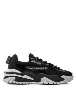 Sneakersy Versace Jeans Couture New Trail Trek 77YA3SI8 Czarny ze sklepu eobuwie.pl w kategorii Buty sportowe męskie - zdjęcie 177406832