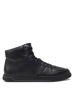 Sneakersy Calvin Klein High Top Lace Up Logo HM0HM01492 Czarny ze sklepu eobuwie.pl w kategorii Buty sportowe męskie - zdjęcie 177407734
