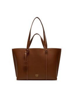 Torebka Pinko Bottalato Fontana A1LF L48Q Brązowy ze sklepu eobuwie.pl w kategorii Torby Shopper bag - zdjęcie 177407750