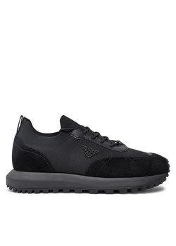 Sneakersy Emporio Armani X4X659 XR105 Czarny ze sklepu eobuwie.pl w kategorii Buty sportowe męskie - zdjęcie 177408184