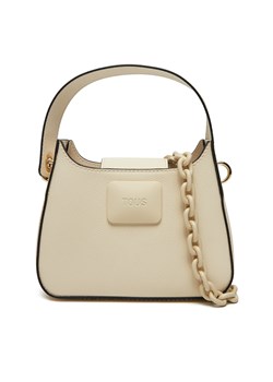 Torebka TOUS Mini Bolso Hombro T Lucia 2002039501 Écru ze sklepu eobuwie.pl w kategorii Torby Shopper bag - zdjęcie 177408413