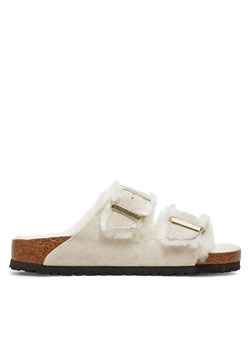 Klapki Birkenstock Arizona Shearling Leve 1026193 Biały ze sklepu eobuwie.pl w kategorii Klapki damskie - zdjęcie 177408510