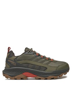 Trekkingi Merrell Speed Strike 2 Wp J037843 Khaki ze sklepu eobuwie.pl w kategorii Buty trekkingowe męskie - zdjęcie 177409073