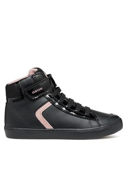 Sneakersy Geox J Gisli Girl J464NA 05402 C9289 S Czarny ze sklepu eobuwie.pl w kategorii Buty sportowe dziecięce - zdjęcie 177409101