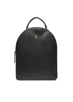 Plecak Tommy Hilfiger Th Refined Backpack AW0AW15722 Czarny ze sklepu eobuwie.pl w kategorii Plecaki - zdjęcie 177409214