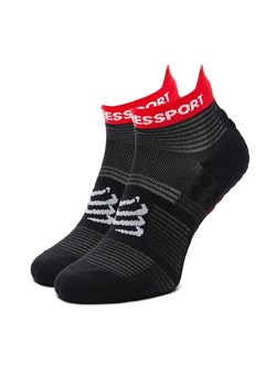 Skarpety Niskie Unisex Compressport Pro Racing Socks V4.0 Run Low XU00047B Czarny ze sklepu eobuwie.pl w kategorii Skarpetki damskie - zdjęcie 177409294