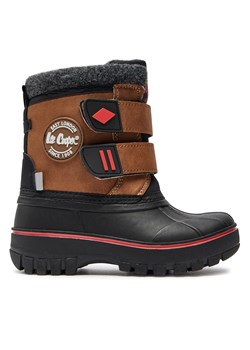 Śniegowce Lee Cooper LCJ-24-44-2864K Brązowy ze sklepu eobuwie.pl w kategorii Buty zimowe dziecięce - zdjęcie 177409350