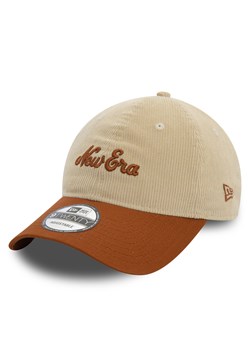 Czapka z daszkiem New Era Script Cord 9TWENTY 60580827 Beżowy ze sklepu eobuwie.pl w kategorii Czapki z daszkiem damskie - zdjęcie 177409602