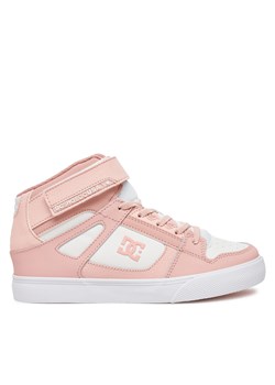 Sneakersy DC Pure High-Top Ev ADGS100099-PW0 Różowy ze sklepu eobuwie.pl w kategorii Buty sportowe dziecięce - zdjęcie 177409734