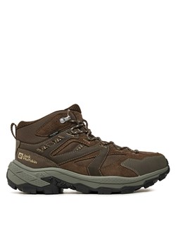 Trekkingi Jack Wolfskin Vojo Tour Lt Texapore Mid M A62074 Brązowy ze sklepu eobuwie.pl w kategorii Buty trekkingowe męskie - zdjęcie 177409763