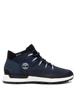 Sneakersy Timberland Sprint Trekker Mid Fab Wp TB0A2FXT019 Granatowy ze sklepu eobuwie.pl w kategorii Buty trekkingowe męskie - zdjęcie 177409851