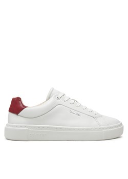 Sneakersy Calvin Klein Cupsole Lace Up W/Ml Lth HW0HW02201 Biały ze sklepu eobuwie.pl w kategorii Buty sportowe damskie - zdjęcie 177409912