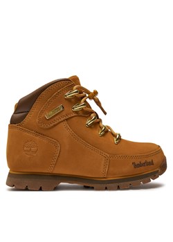 Trapery Timberland Euro Rock TB0A43QR2311 Brązowy ze sklepu eobuwie.pl w kategorii Buty zimowe dziecięce - zdjęcie 177409963