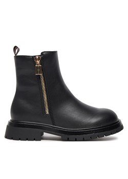 Botki Tommy Hilfiger Chelsea Boot T3A5-33566-1351 M Czarny ze sklepu eobuwie.pl w kategorii Buty zimowe dziecięce - zdjęcie 177410162