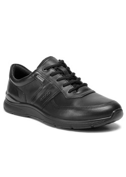 Sneakersy ECCO Irving GORE-TEX 51161401001 Czarny ze sklepu eobuwie.pl w kategorii Buty sportowe męskie - zdjęcie 177410220