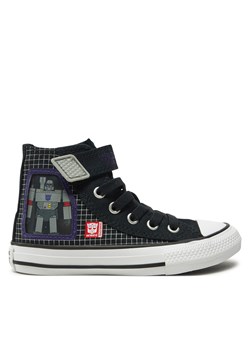 Trampki Converse Converse x Transformers Chuck Taylor All Star Easy-On A11660C Czarny ze sklepu eobuwie.pl w kategorii Trampki dziecięce - zdjęcie 177410250