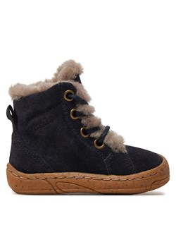 Trzewiki Froddo Minni Suede Laces G2110140-4 M Niebieski ze sklepu eobuwie.pl w kategorii Buty zimowe dziecięce - zdjęcie 177410583