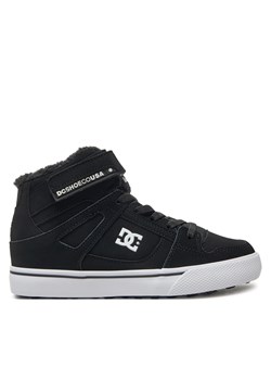 Sneakersy DC Pure High-Top Wnt Ev ADBS300327-BKW Czarny ze sklepu eobuwie.pl w kategorii Buty sportowe dziecięce - zdjęcie 177411200