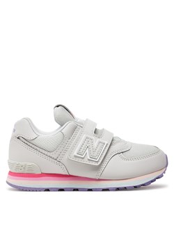 Sneakersy New Balance PV574KII Szary ze sklepu eobuwie.pl w kategorii Buty sportowe dziecięce - zdjęcie 177411874