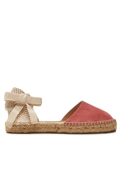 Espadryle Manebi Hamptons Flat Valenciana Espadrilles R 7.0 P0 Bordowy ze sklepu eobuwie.pl w kategorii Espadryle damskie - zdjęcie 177412632