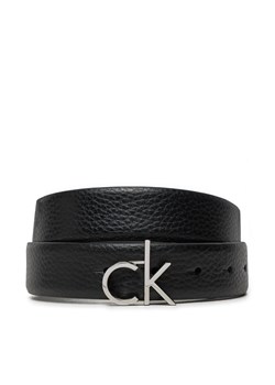 Pasek Damski Calvin Klein Ck Logo Buckle Belt 3.0_Pbl K60K613073 Czarny ze sklepu eobuwie.pl w kategorii Paski damskie - zdjęcie 177414042