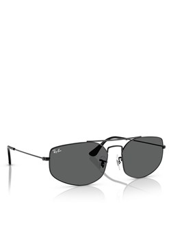 Okulary przeciwsłoneczne Ray-Ban Explorer V 0RB3845 002/B160 Czarny ze sklepu eobuwie.pl w kategorii Okulary przeciwsłoneczne damskie - zdjęcie 177414541