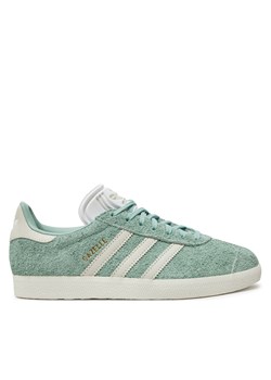 Sneakersy adidas Gazelle IG4393 Zielony ze sklepu eobuwie.pl w kategorii Buty sportowe damskie - zdjęcie 177415050