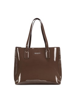 Torebka Gino Rossi TYLO-0267-P Brązowy ze sklepu eobuwie.pl w kategorii Torby Shopper bag - zdjęcie 177415154