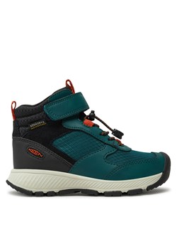 Sneakersy Keen Skua Waterproof Boot 1029629 Zielony ze sklepu eobuwie.pl w kategorii Buty sportowe dziecięce - zdjęcie 177415302