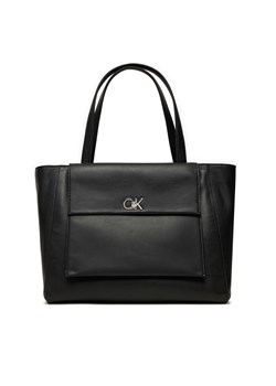 Torebka Calvin Klein Ck Medium Shopper K60K612811 Czarny ze sklepu eobuwie.pl w kategorii Torby Shopper bag - zdjęcie 177415843