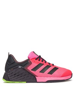 Buty na siłownię adidas Dropset 3 JI2074 Różowy ze sklepu eobuwie.pl w kategorii Buty zimowe męskie - zdjęcie 177417192