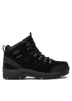 Trapery Skechers Pelmo 64869/BLK Czarny ze sklepu eobuwie.pl w kategorii Buty trekkingowe męskie - zdjęcie 177417854