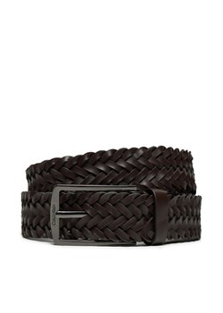 Pasek Męski Calvin Klein Ck Casual Elongated Braided 35mm K50K512655 Brązowy ze sklepu eobuwie.pl w kategorii Paski męskie - zdjęcie 177418560