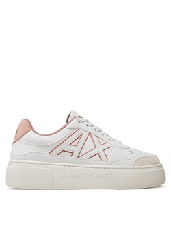 Sneakersy Armani Exchange XDX147 XV830 U274 Biały ze sklepu eobuwie.pl w kategorii Buty sportowe damskie - zdjęcie 177418881