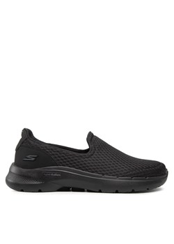 Półbuty Skechers Go Walk 6 216208/BBK Czarny ze sklepu eobuwie.pl w kategorii Buty sportowe męskie - zdjęcie 177419123